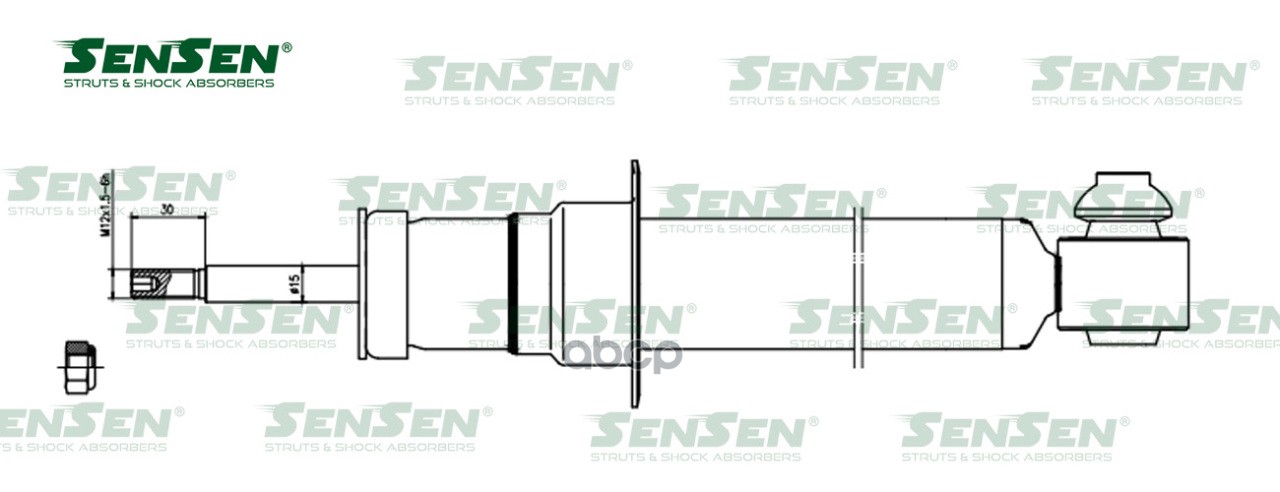 

Аморт. Зад Bmw 5 Series (F10) Sensen арт. 32140216