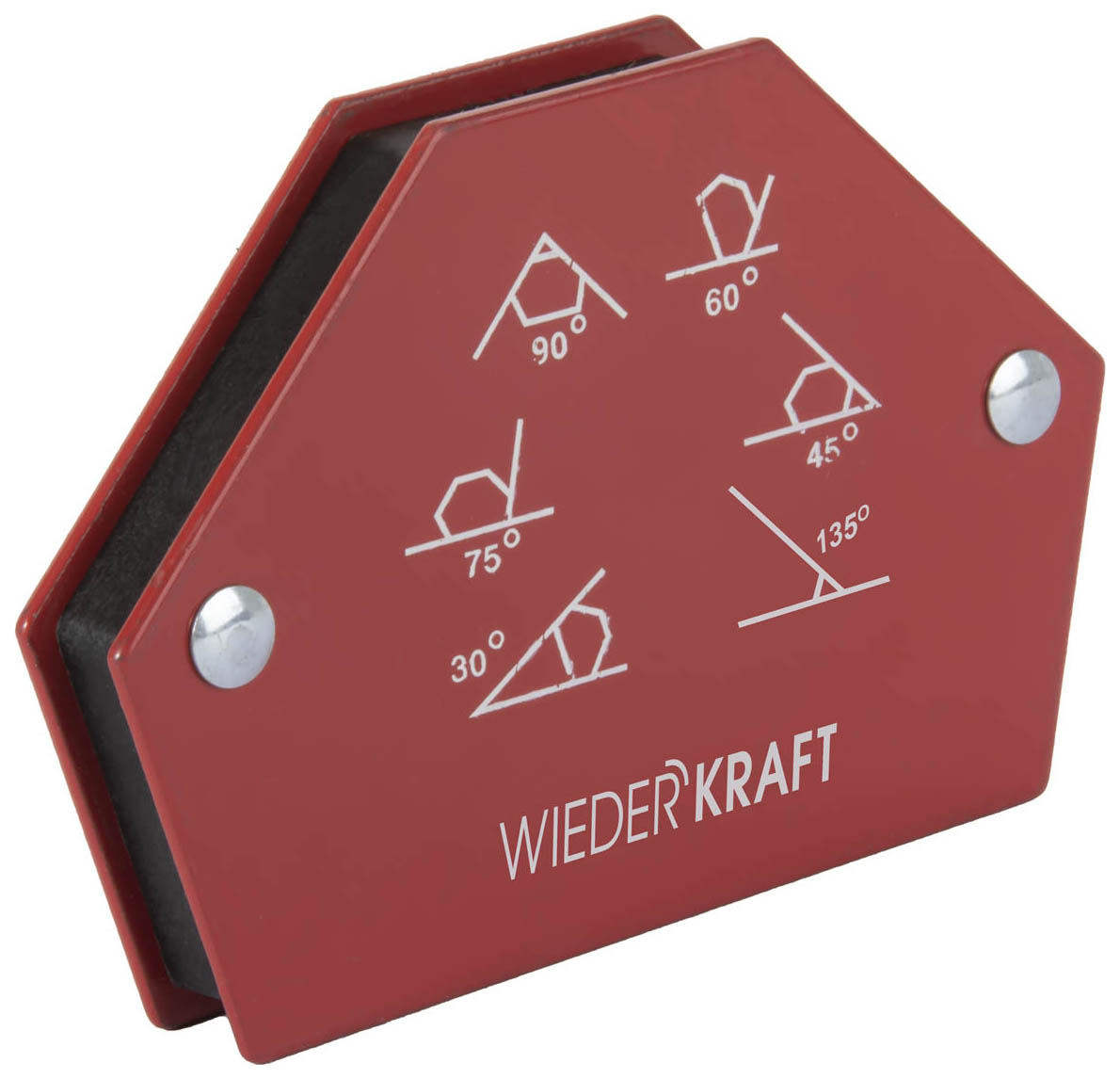 WIEDERKRAFT Сварочный магнит выставляемые углы град 3045607590135 усилие 25Lbs WDK-6 1029₽