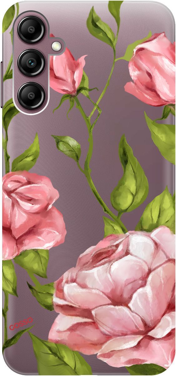 

Чехол на Samsung Galaxy A14 с 3D принтом "Amazing Roses" прозрачный, Прозрачный;белый, 158807