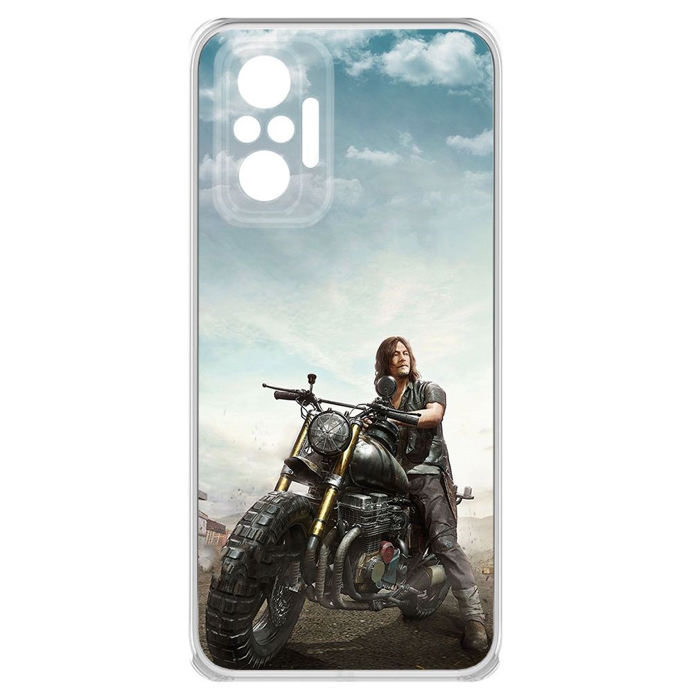 Чехол-накладка Krutoff Clear Case Ходячие мертвецы, Дэрил для Xiaomi Redmi Note 10 Pro