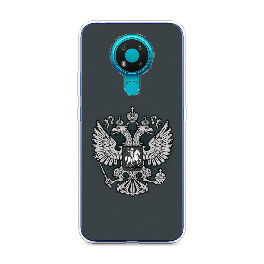 

Чехол Awog на Nokia 3.4 / Нокиа 3.4 "Герб России серый", 123750-5