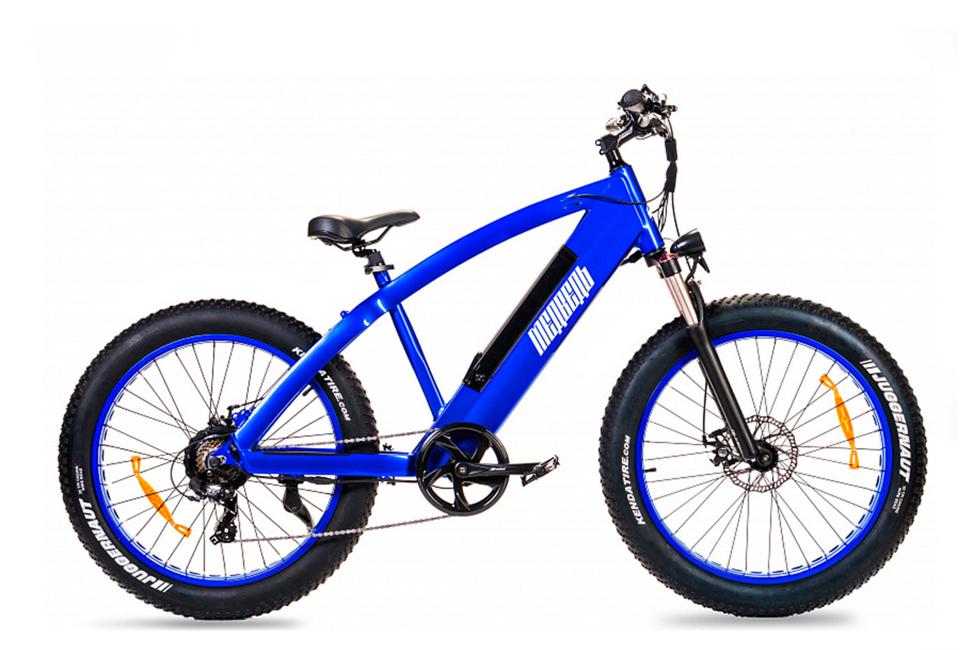 Электровелосипед фэтбайк Медведь 2.0 HD 750x750 полный привод, синий, 26