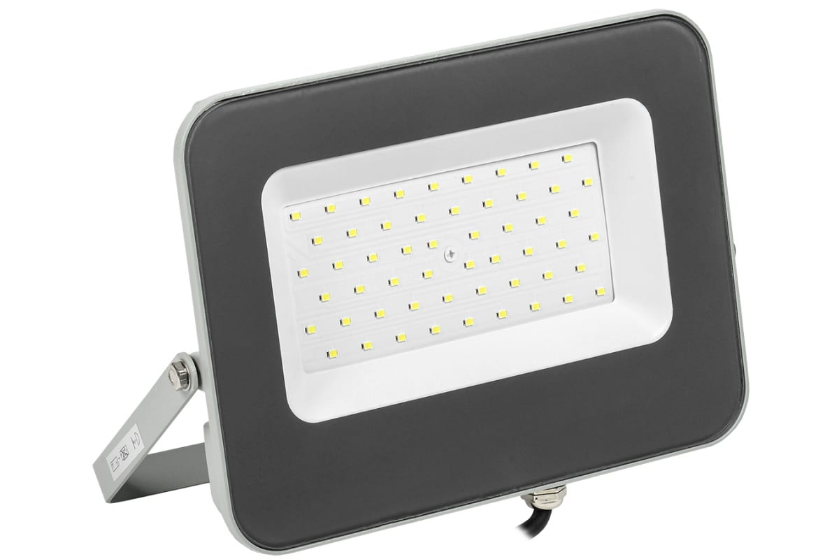 фото Прожектор сдо 07-50 led 50вт ip65 6500к сер. иэк lpdo701-50-k03 iek