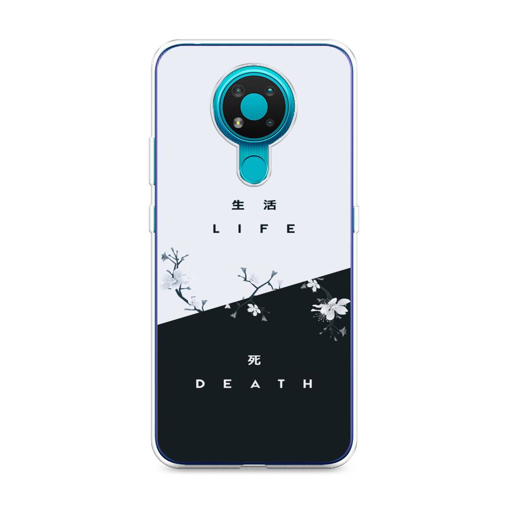 

Чехол Awog на Nokia 3.4 / Нокиа 3.4 "Life and death", Черный;серый, 123750-7