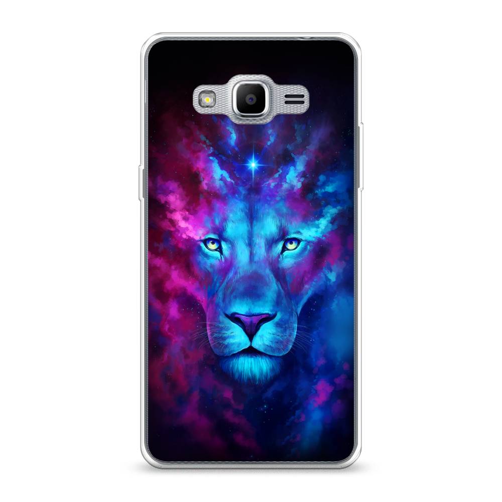 

Чехол Awog на Samsung Galaxy J2 Prime 2016 / Самсунг J2 Prime 2016 "Космический лев", Голубой, 22350-1