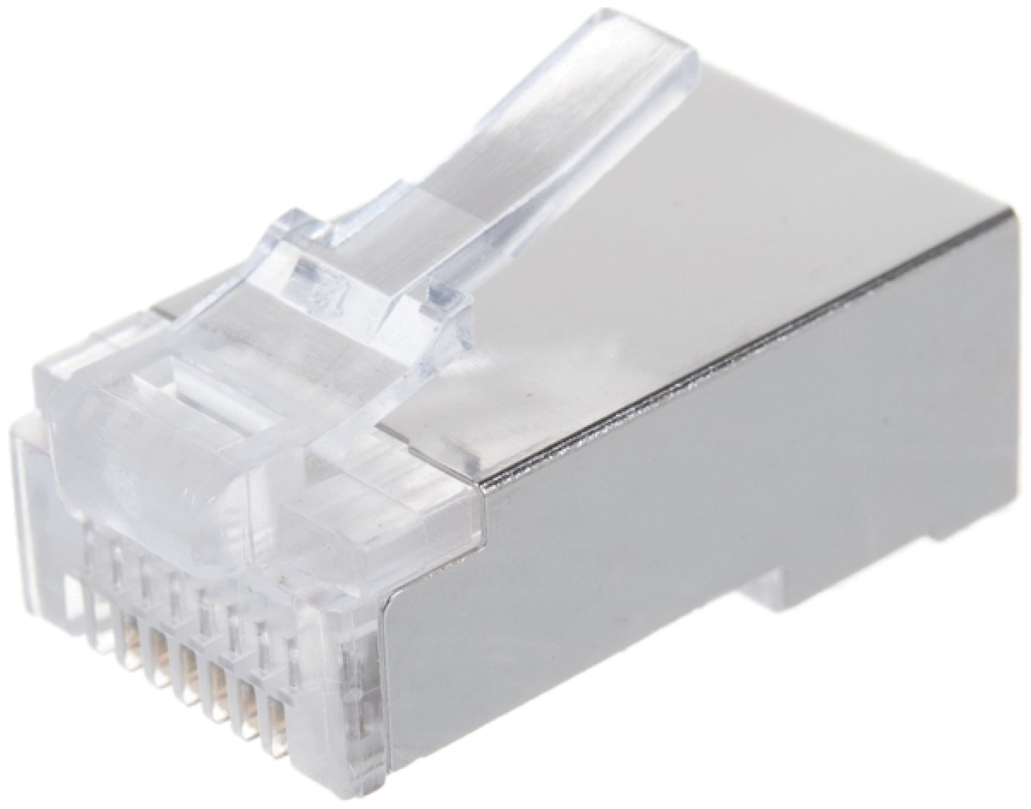 TWT Коннектор RJ-45 8P8C FTP Кат. 5e экранированный, универсальный, 100 шт. в упак. PL45/S