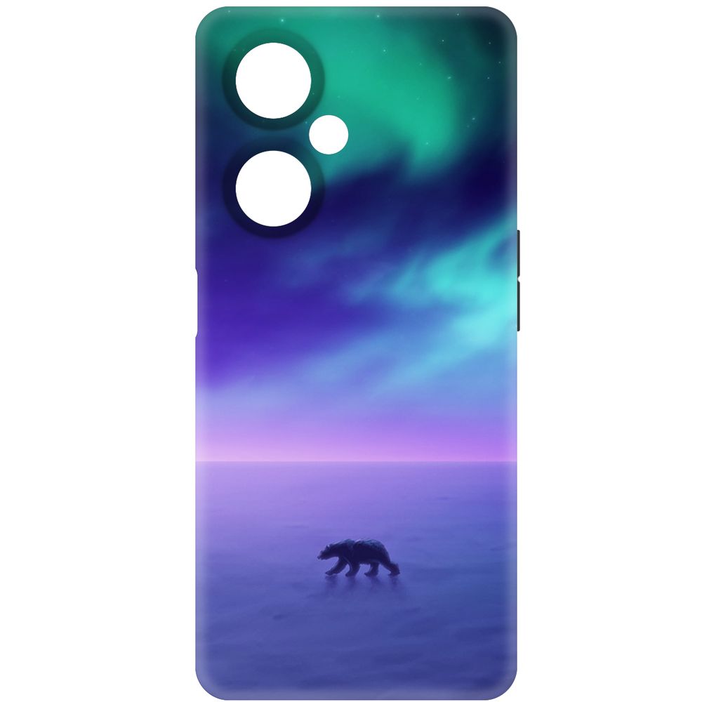 

Чехол-накладка Krutoff Soft Case Северное Сияние для OnePlus Nord CE 3 Lite черный