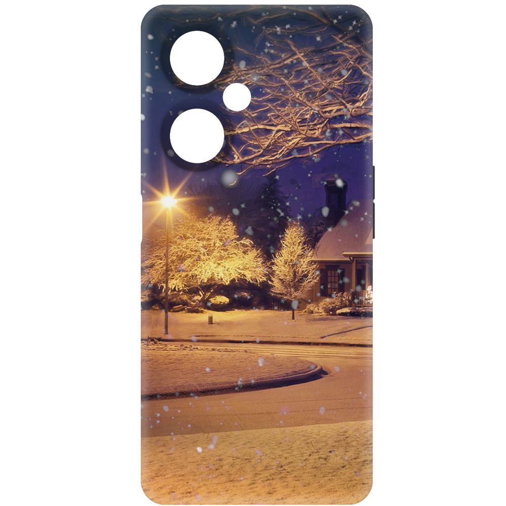 

Чехол-накладка Krutoff Soft Case Зимняя сказка для OnePlus Nord CE 3 Lite черный