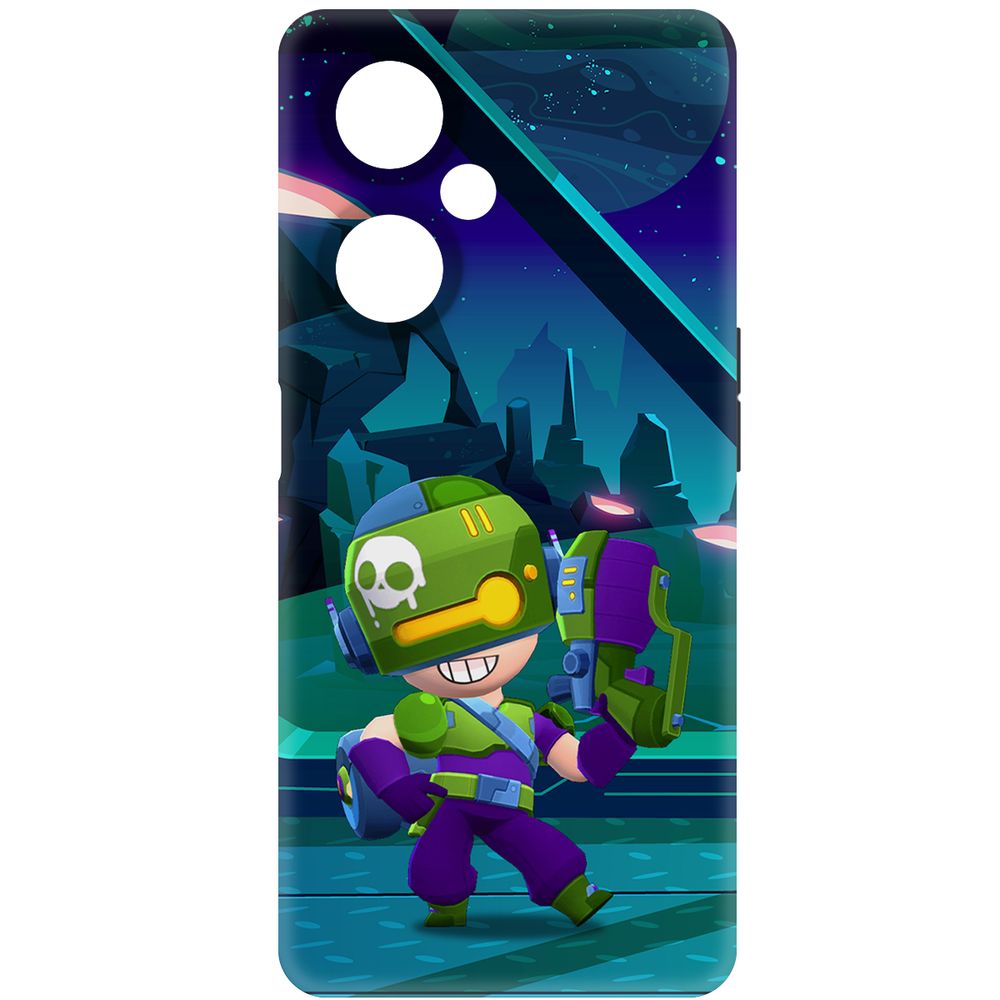 

Чехол-накладка Soft Case Brawl Stars - Контрабандистка Пенни для OnePlus Nord CE 3 Lite, Черный