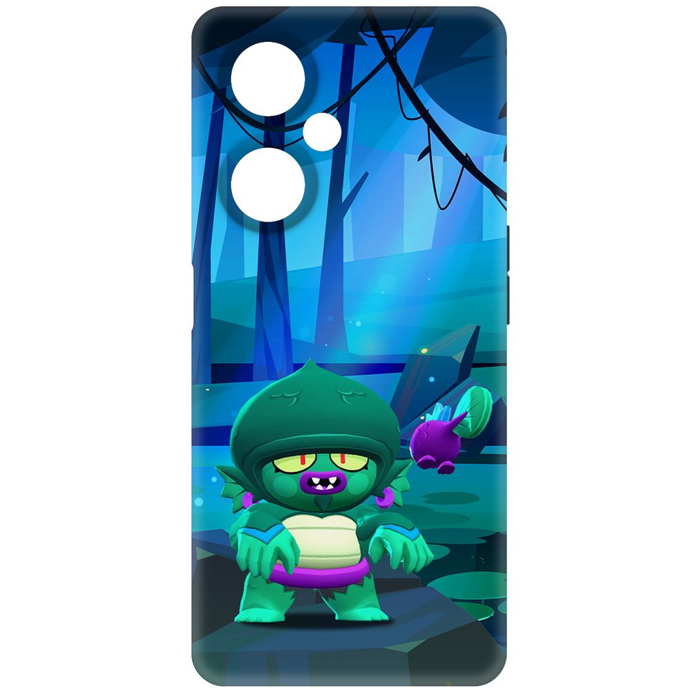 

Чехол-накладка Soft Case Brawl Stars - Болотный Джин для OnePlus Nord CE 3 Lite, Черный