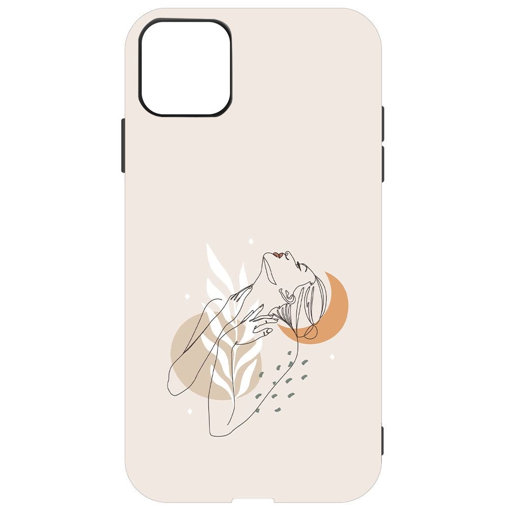 фото Чехол-накладка krutoff soft case женственность для iphone 11 черный