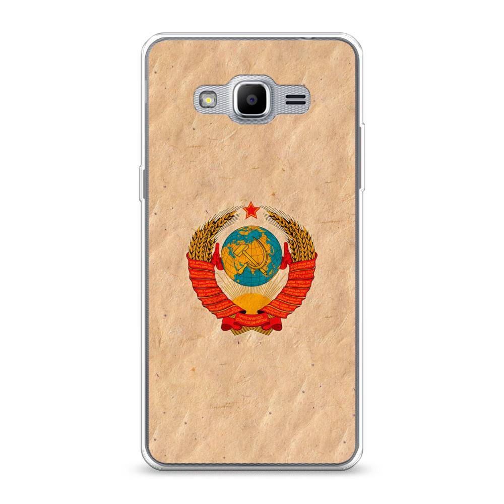 

Чехол Awog на Samsung Galaxy J2 Prime 2016 / Самсунг J2 Prime 2016 "Союз пролетариев", Бежевый;красный, 22350-10