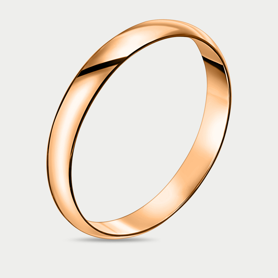 Кольцо обручальное из золота р.19,5 GOLD CENTER Т10001012