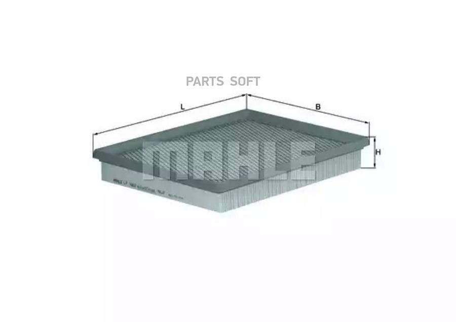 

Воздушный фильтр Mahle/Knecht LX1662, LX1662