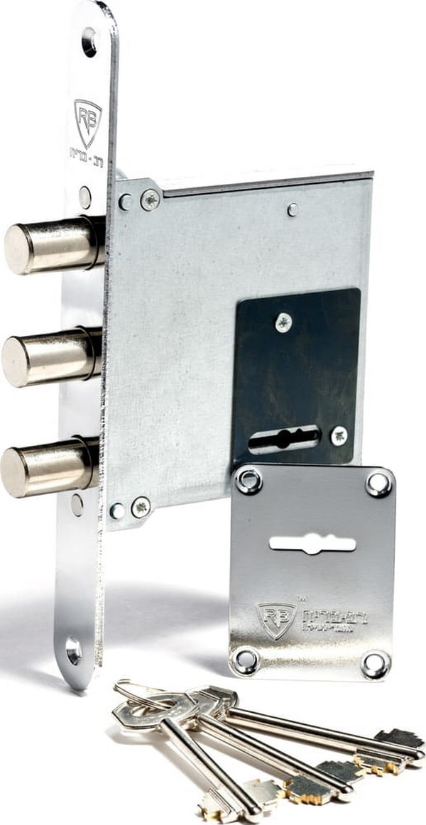 Замок врезной механический сувальдный Rav Bariach