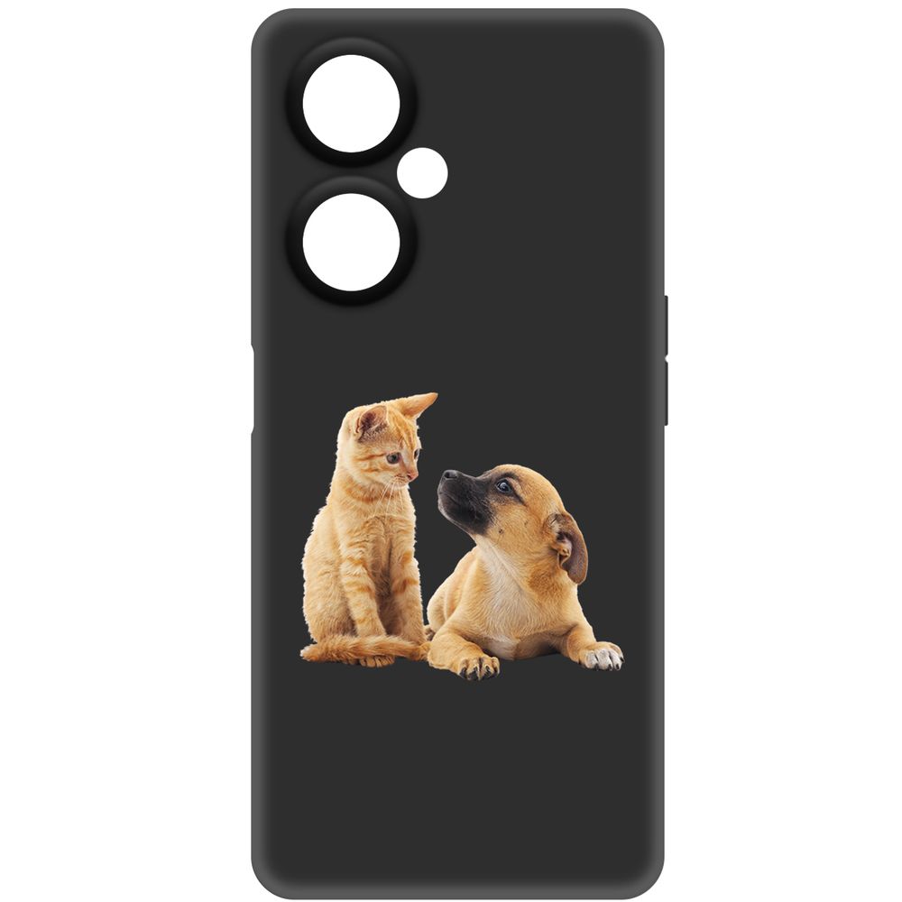 

Чехол-накладка Krutoff Soft Case Лучшие друзья для OnePlus Nord CE 3 Lite черный