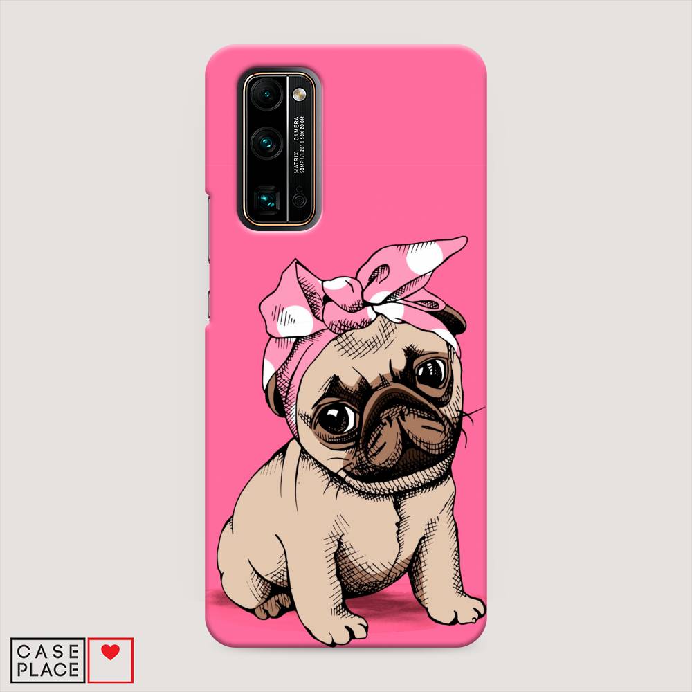 фото Чехол awog "dog pin-up" для honor 30 pro plus
