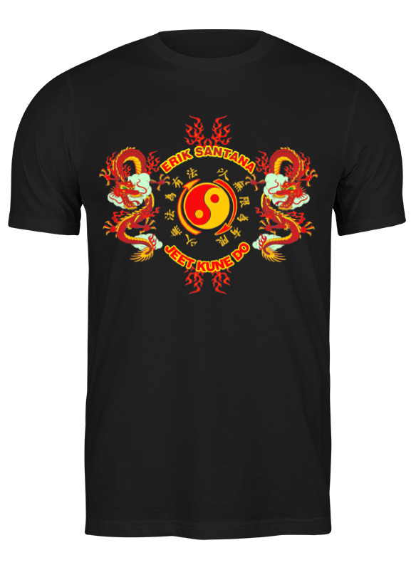 

Футболка женская Printio Erik santana - jeet kune do черная M, Черный, Erik santana - jeet kune do