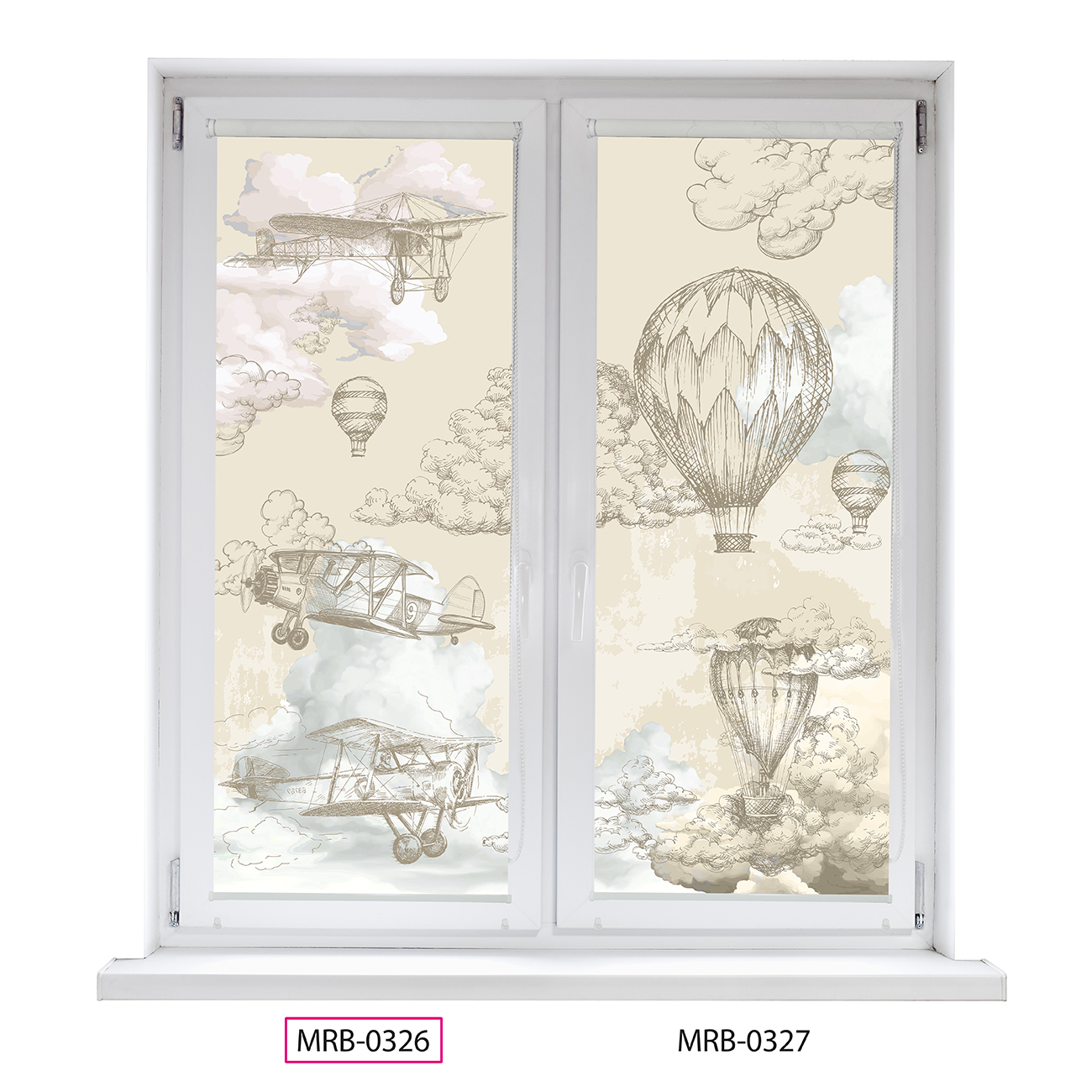 

Штора рулонная DIVINO DelDecor MRB-0327-03 61(57)х170 см мини