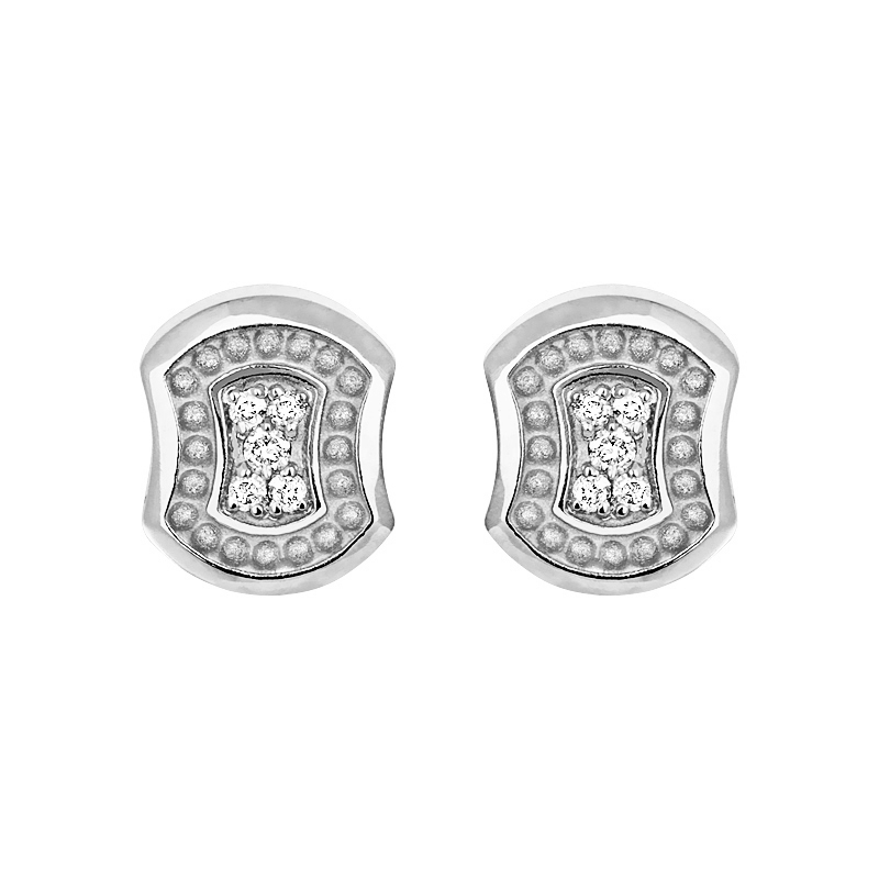 

Серьги из белого золота с бриллиантом Эстет 01С628750, 01С628750