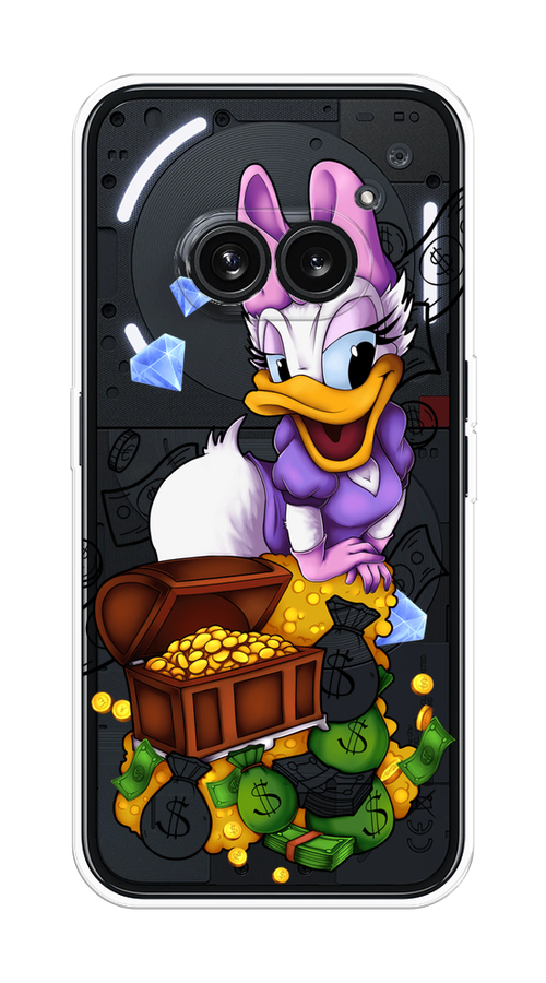 

Чехол на Nothing Phone 2a "Rich Daisy Duck", Коричневый;белый;фиолетовый, 3300350-1