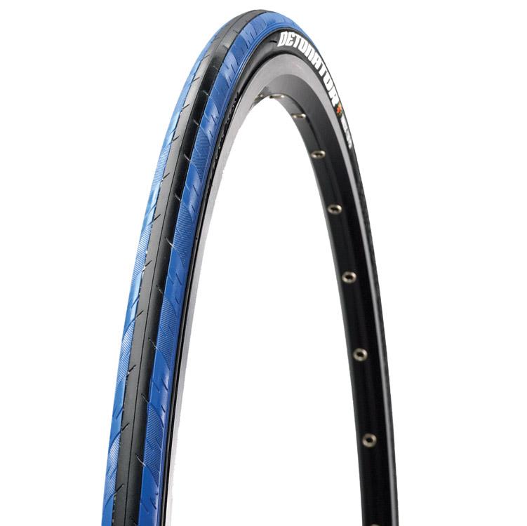

Покрышка Maxxis Detonator 700x23C TPI 27 сталь 57a/62a Dual Black/Blue, Черный;синий, Detonator