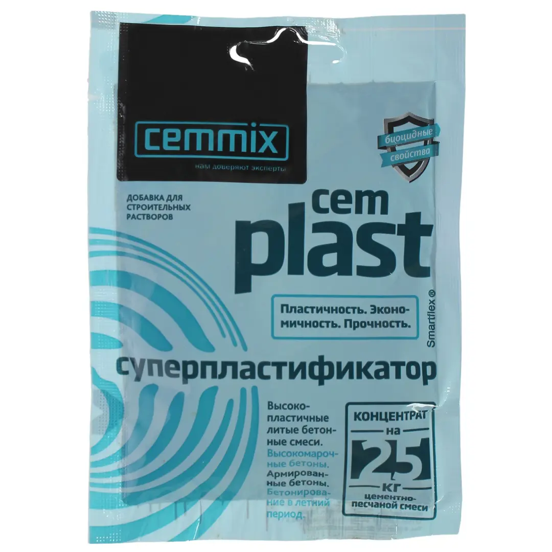 фото Суперпластификатор cemplast, концентрат, саше cemmix