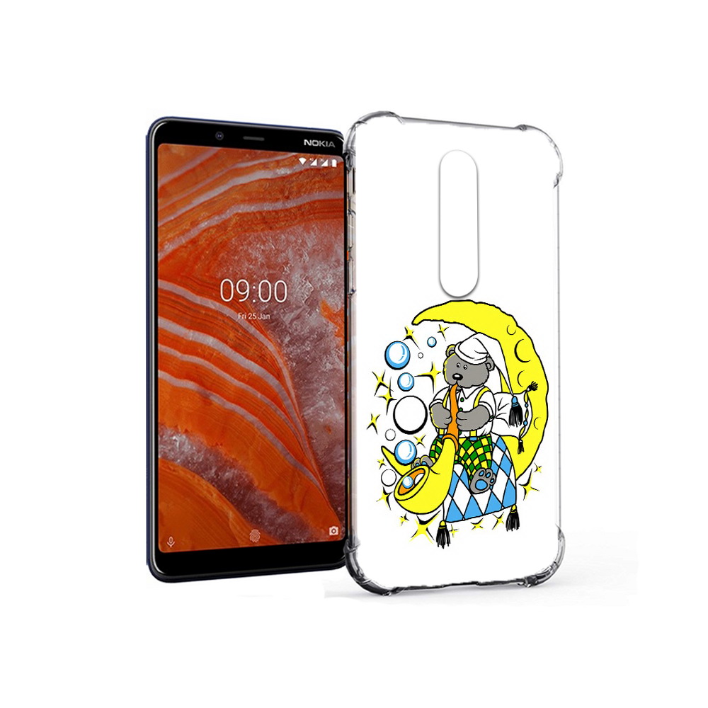 

Чехол MyPads Tocco для Nokia 3.1 Plus Сырная луна (PT121397.96.167), Прозрачный, Tocco