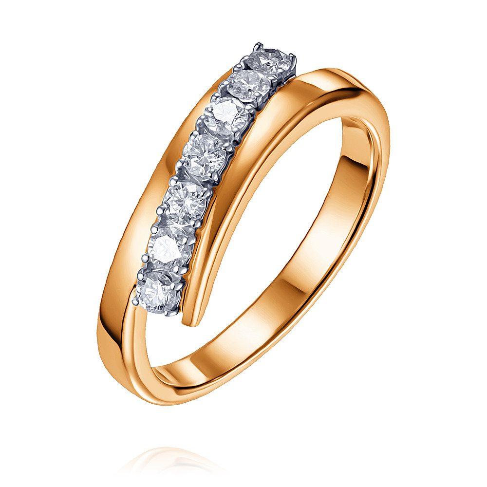 

Кольцо из красного золота с бриллиантом р.  ADAMAS 14036224/01-А50Д-41, 14036224/01-А50Д-41