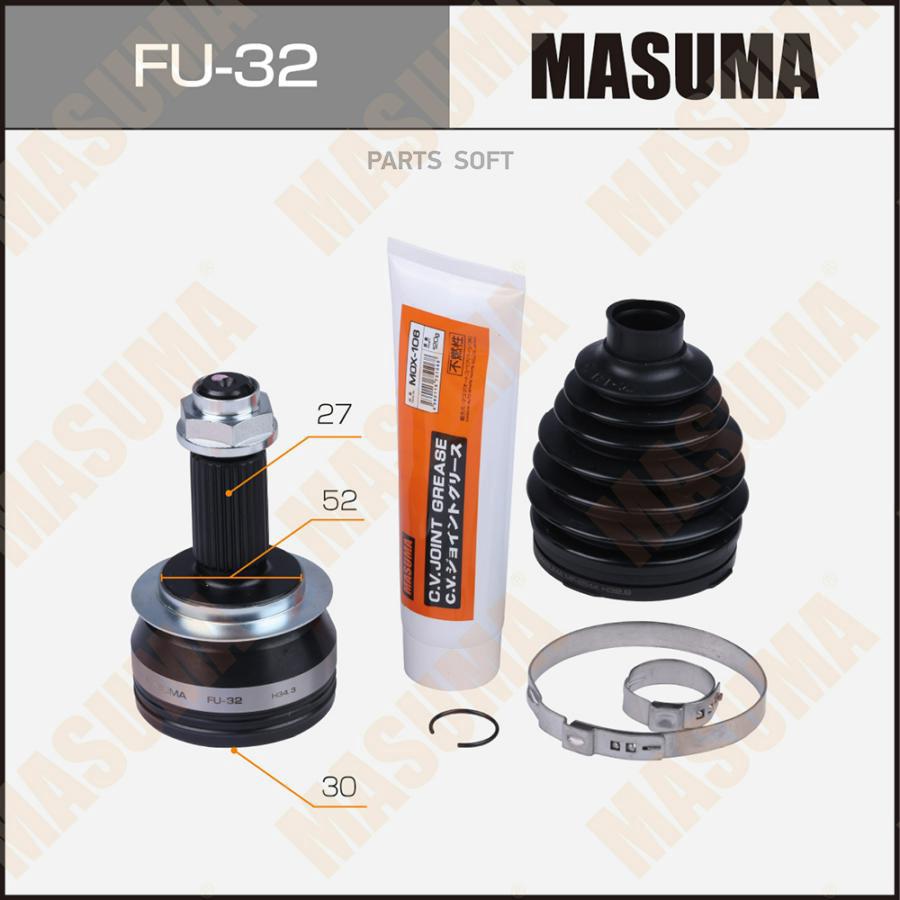 

Шрус Masuma 30 Х 52 Х 27 Masuma арт. FU32