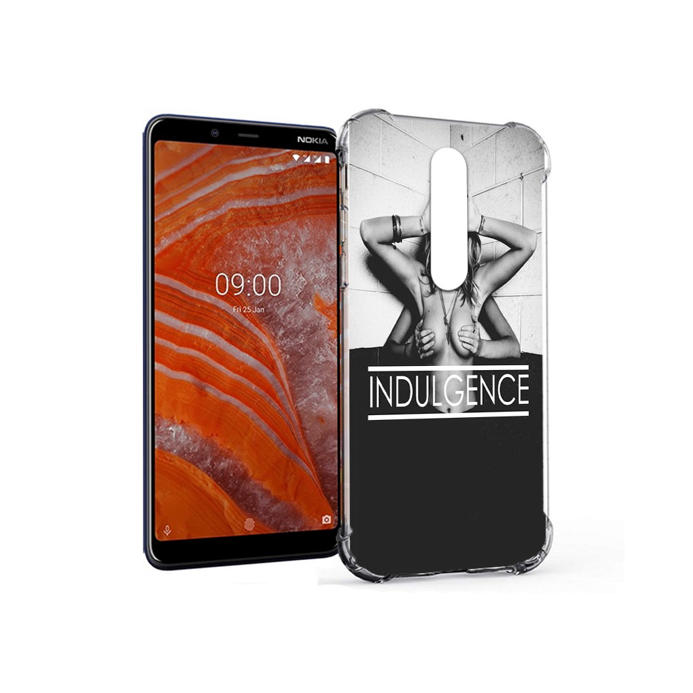 

Чехол MyPads Tocco для Nokia 3.1 Plus Страсть (PT121397.96.163), Прозрачный, Tocco