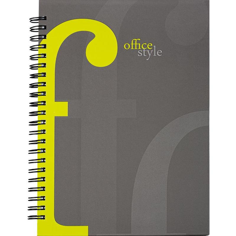 

Бизнес-тетрадь Attache А5 96л клетка спираль твердый переплет