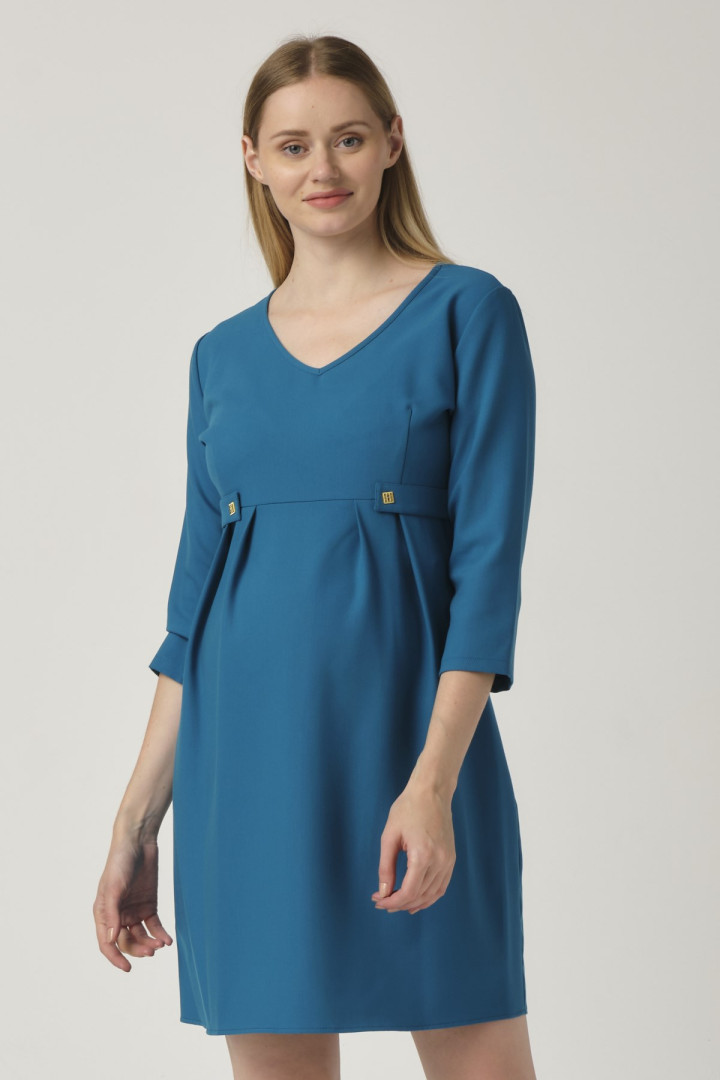 

Платье для беременных Busa Giyim 1849 бирюзовое 3 (товары доставляются из-за рубежа), 1849