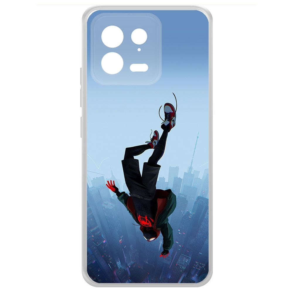 

Чехол-накладка Krutoff Clear Case Человек-Паук, Майлз Моралес для Xiaomi 13, Прозрачный
