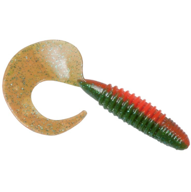 

Твистеры съедоб. искусст. LJ Pro Series CRUSHER GRUB 3,9in (09.90)/T56 5шт., Зеленый;красный, Pro Series Crusher Grub