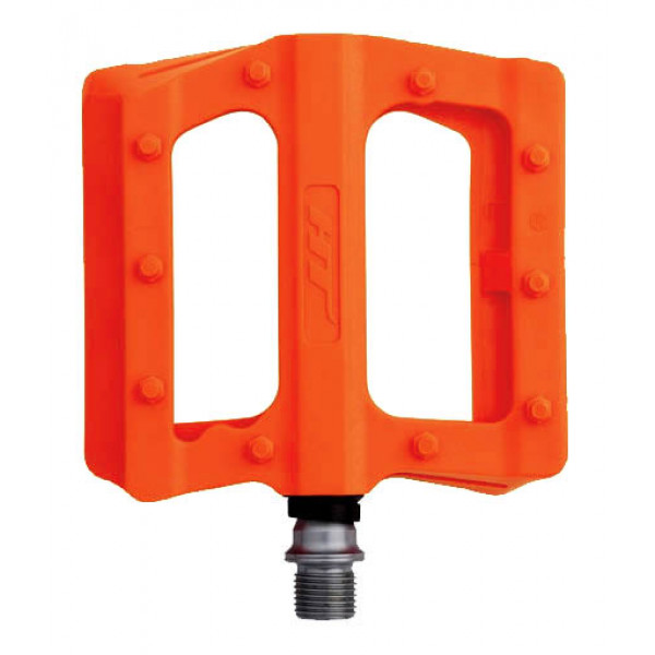 Велосипедные педали Nano-Нейлон Молдинговые Шипы Ось Cr-Mo 2 Промп 320Г.Pa12 Цвет красный