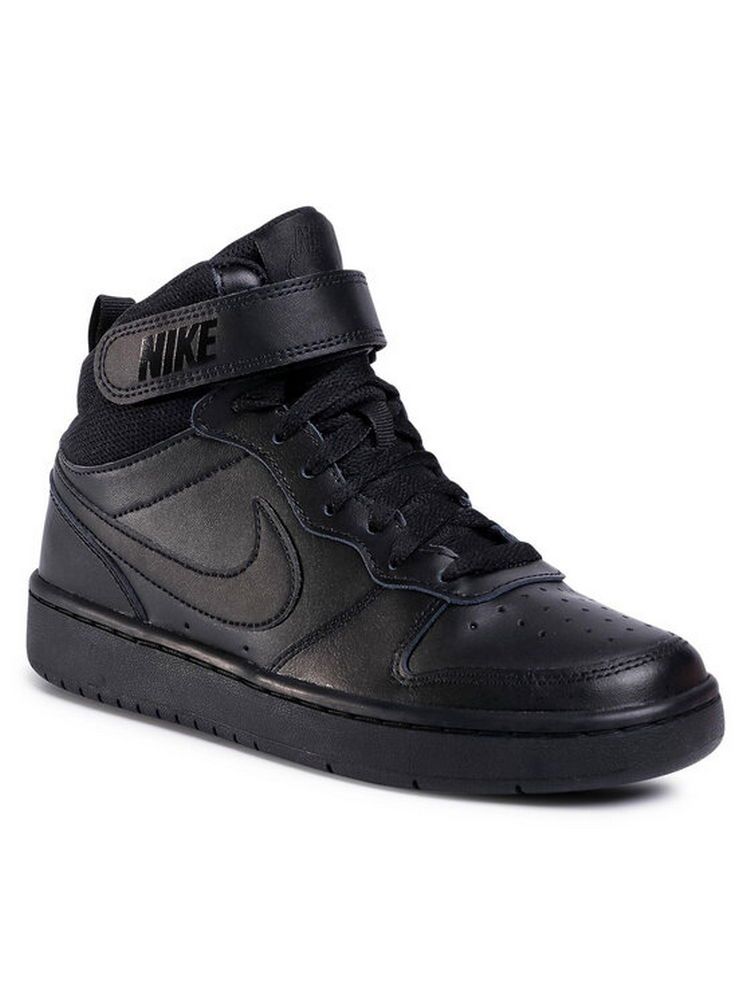 

Кеды женские Nike Court Borough Mid 2 (GS) CD7782 001 черные 38 EU, Черный, Court Borough Mid 2 (GS) CD7782 001