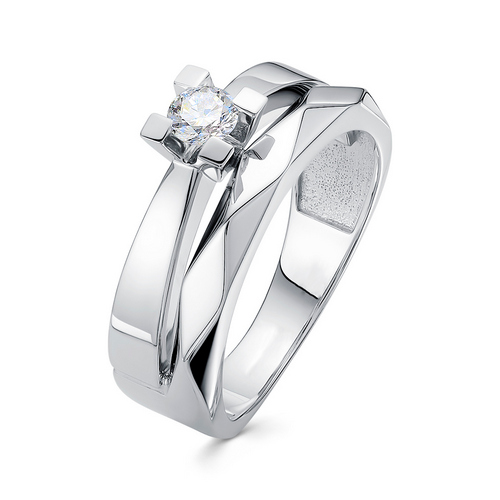 

Кольцо из золота р. , Brilliant Style Jewelry 3854-11001, бриллиант, 3854-11001