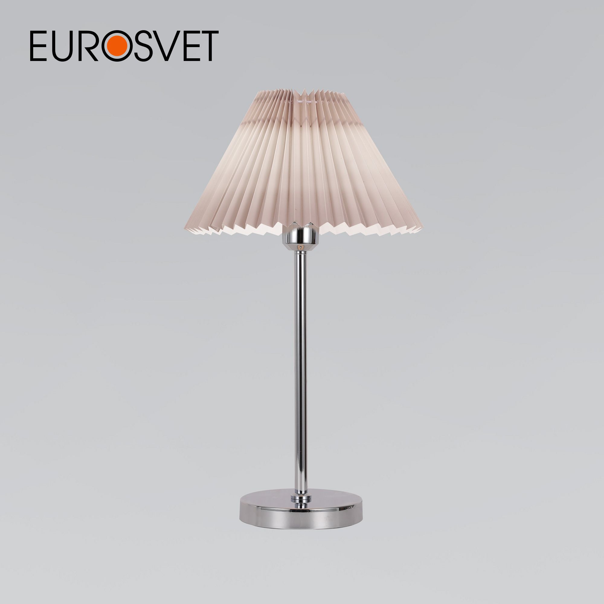 Настольная лампа Eurosvet 01132/1 Peony хром/серый