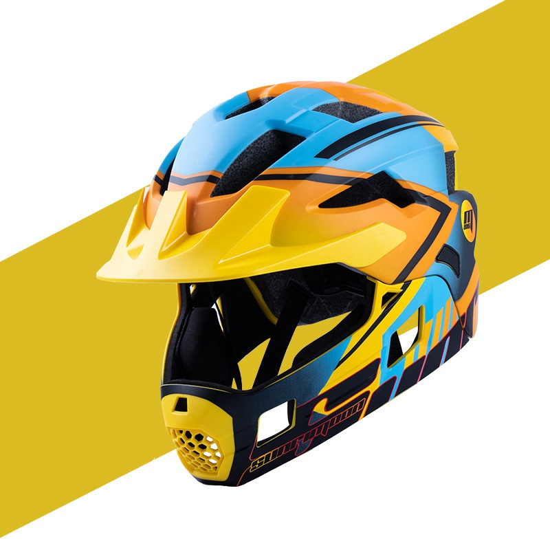 Детский шлем велосипедный шлем SUNRIMOON M816 желтый