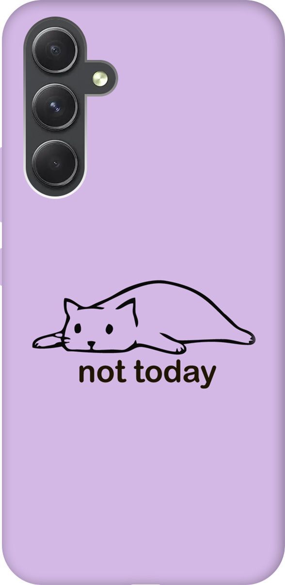 

Чехол на Samsung Galaxy A54 5G "Not Today" сиреневый, Фиолетовый;черный, 158789