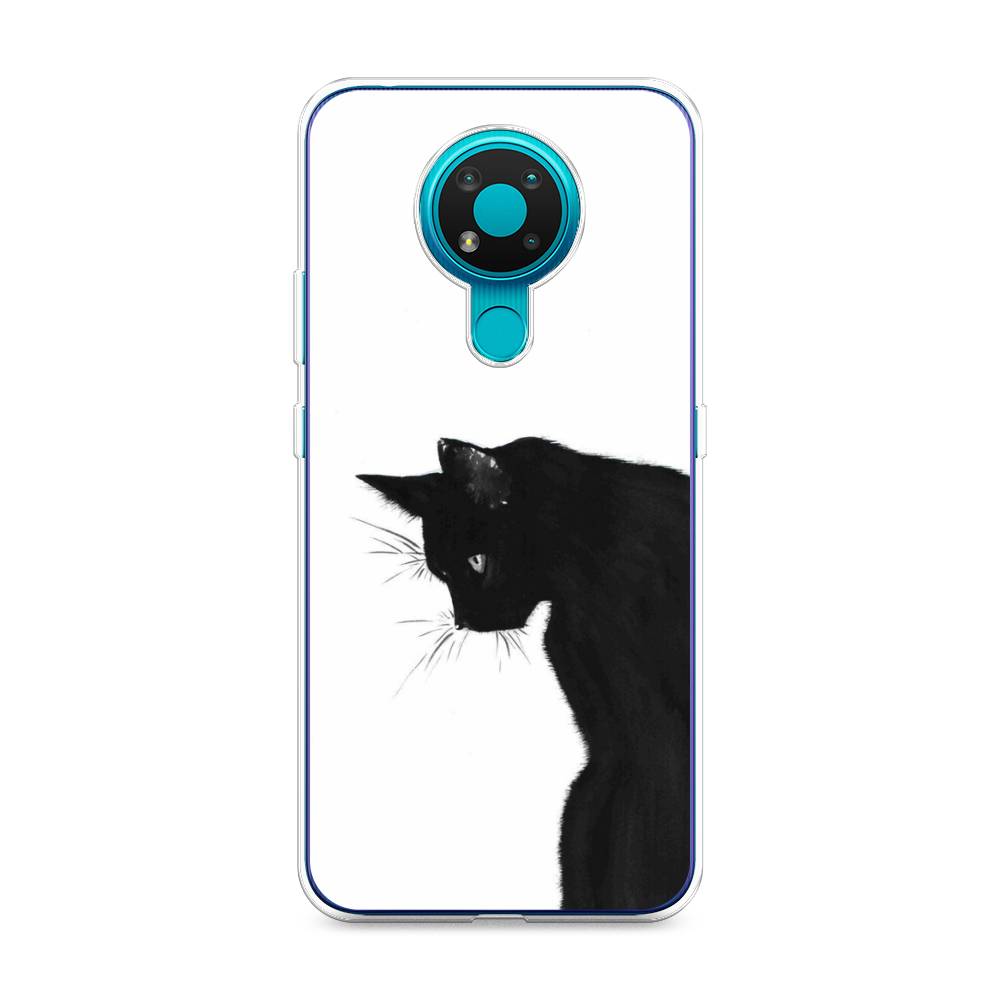 

Чехол Awog на Nokia 3.4 / Нокиа 3.4 "Black cat", Черный;белый, 123750-1