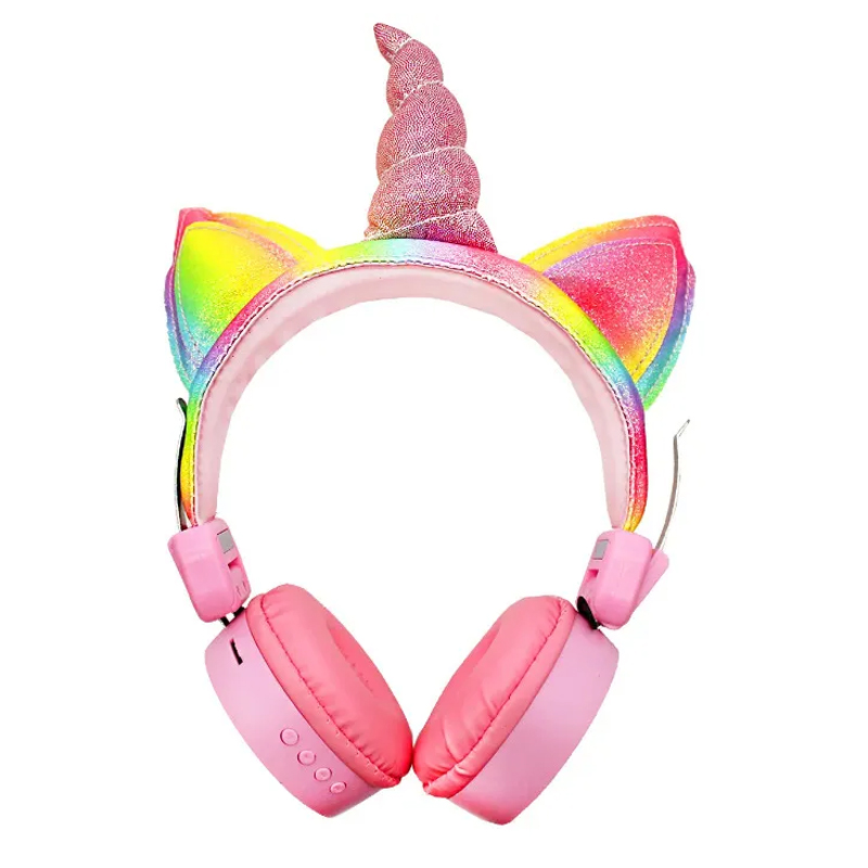 фото Беспроводные наушники headphone ah-807 pink (м1-ah-807-розовый)