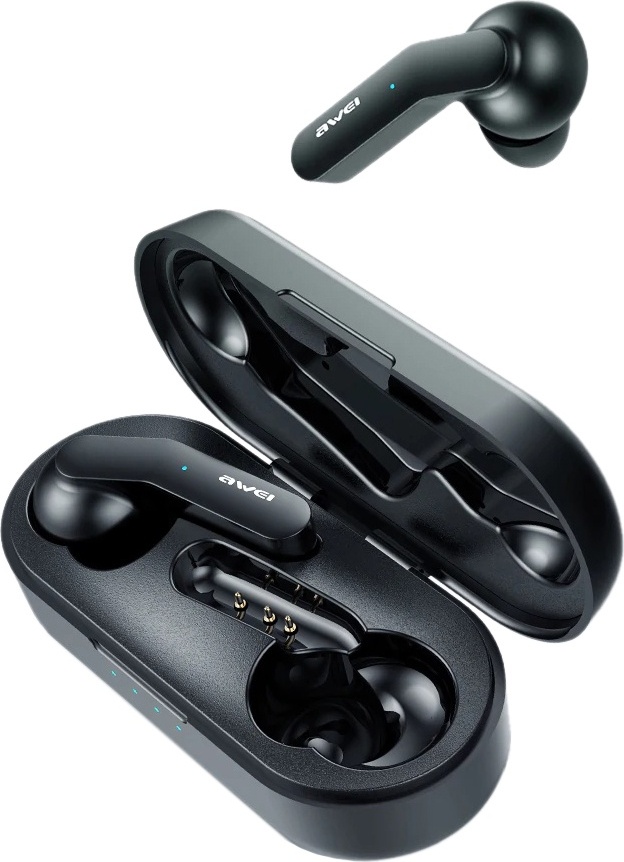 

Беспроводные Наушники Awei T10C Black (М1_Bluetooth- Awei T10C Черные), T10C