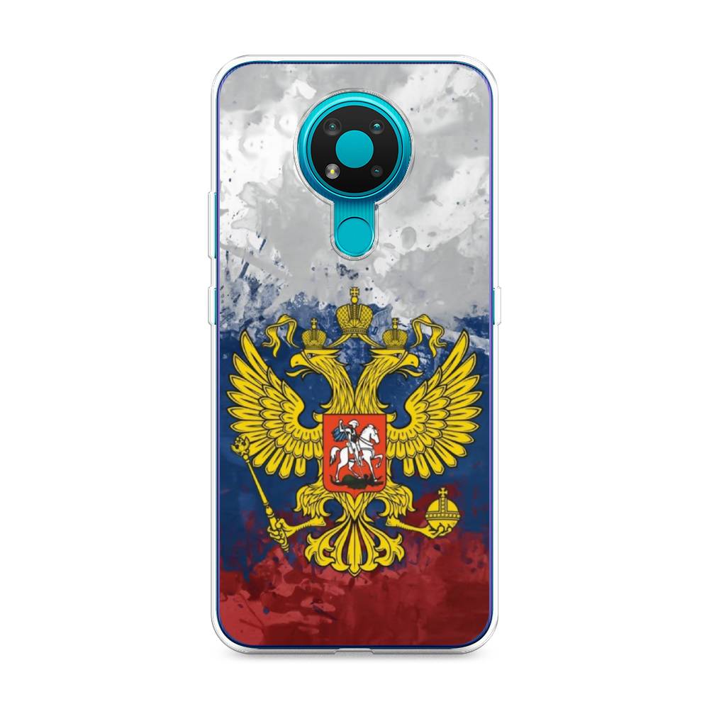 

Чехол Awog на Nokia 3.4 / Нокиа 3.4 "РФ", Белый;синий;красный, 123750-5