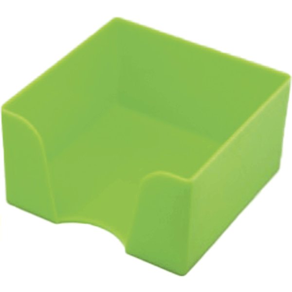 Подставка для бумажного блока deVente 90х90х50 Attomex непрозрачный зеленый