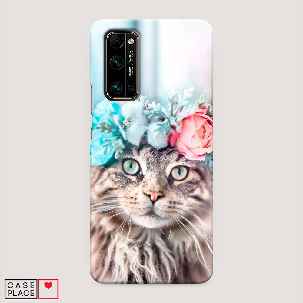 

Чехол Awog "Кот в венке" для Honor 30 Pro Plus, 612220-1