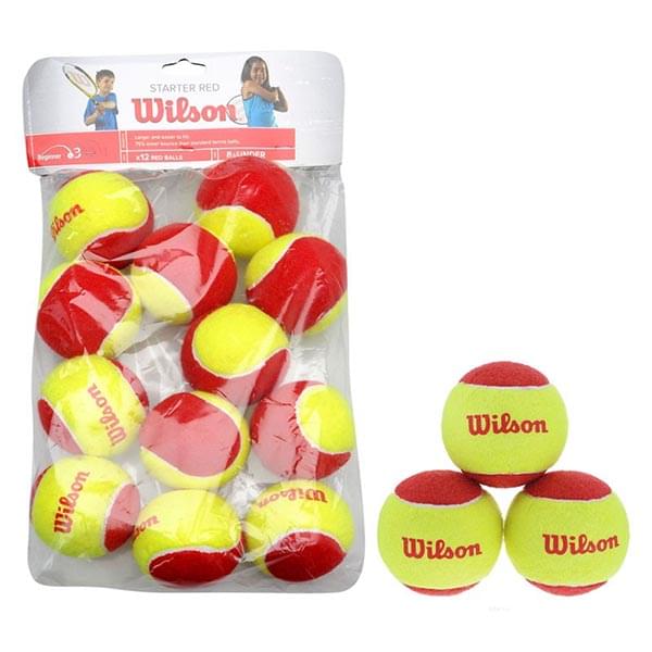 фото Мяч теннисный wilson starter red арт.wrt137100 12шт.