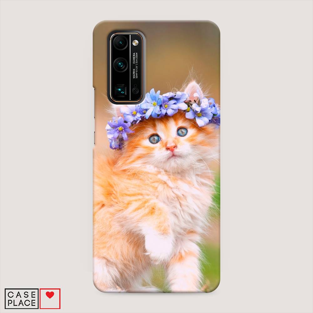 

Чехол Awog "Рыжий кот в венке" для Honor 30 Pro Plus, 612220-1