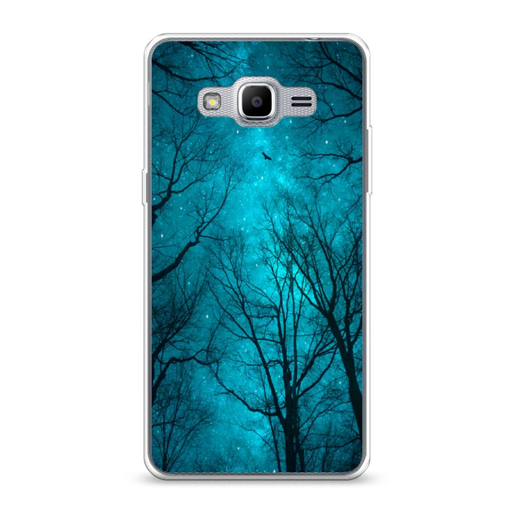 

Чехол Awog на Samsung Galaxy J2 Prime 2016 / Самсунг J2 Prime 2016 "Сказочный лес", Черный;голубой, 22350-4